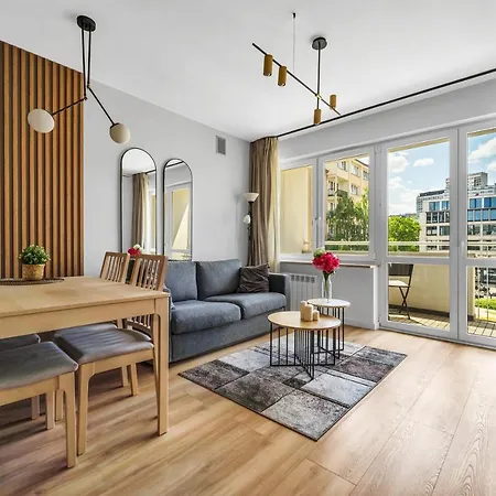 Powisle Business - Balcony, Workspace - By Rentujemy Warsaw