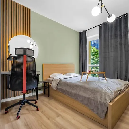 Powisle Business - Balcony, Workspace - By Rentujemy