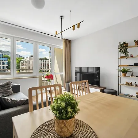Apartment Powisle Business - Balcony, Workspace - By Rentujemy Warsaw